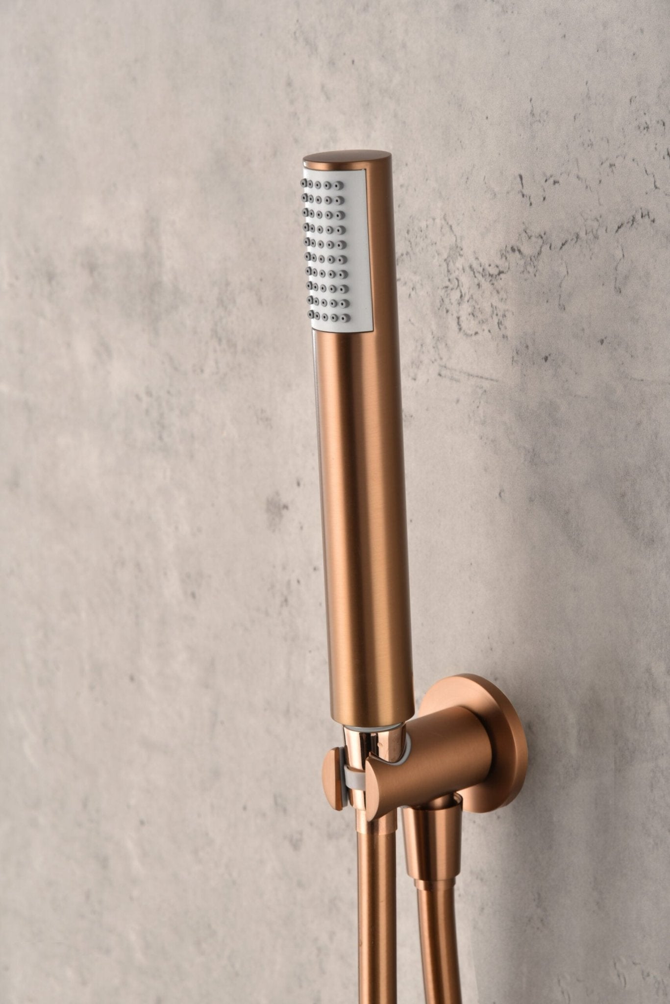 Imex - Conjunto ducha termostatico empotrado T’voli oro rosa cepillado - BricoandPool