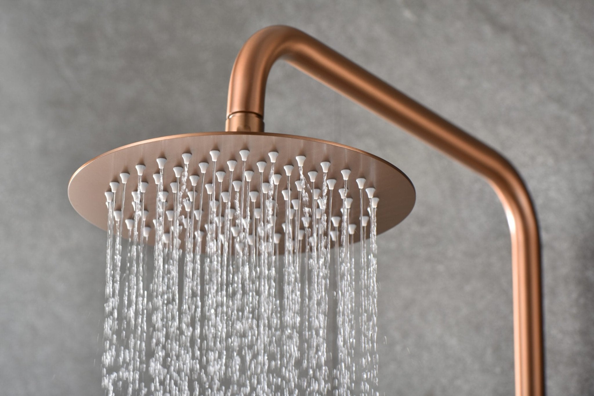 Imex - Conjunto ducha termostatico Monza oro rosa cepillado - BricoandPool