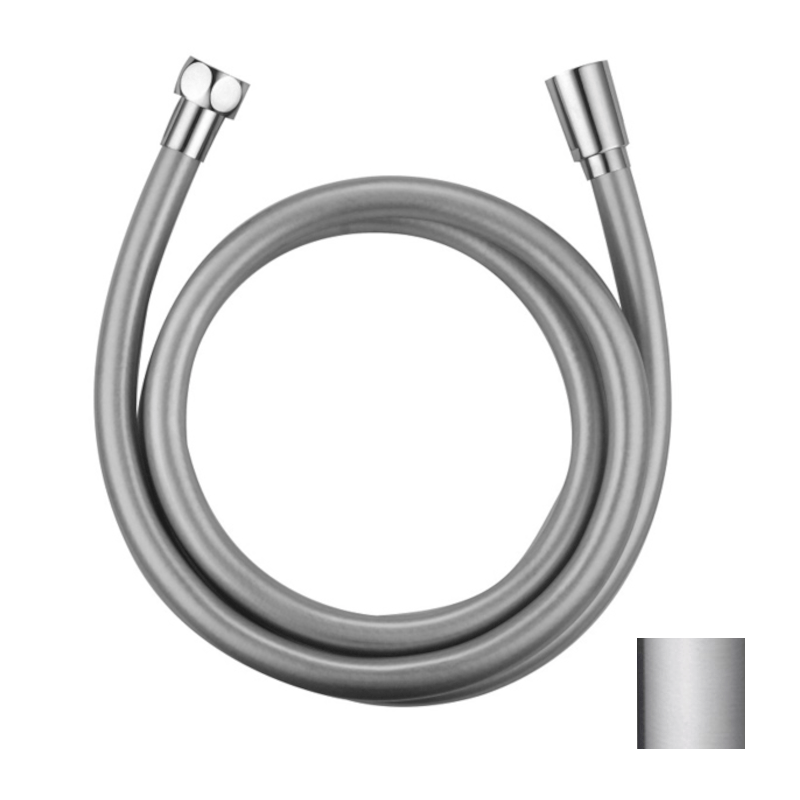 Imex - Flexo de ducha PVC 150cm acabado acero inox. - BricoandPool