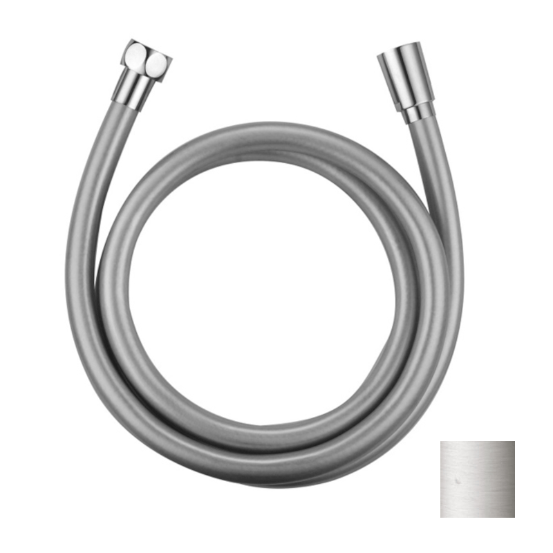 Imex - Flexo de ducha PVC 150cm níquel cepillado - BricoandPool