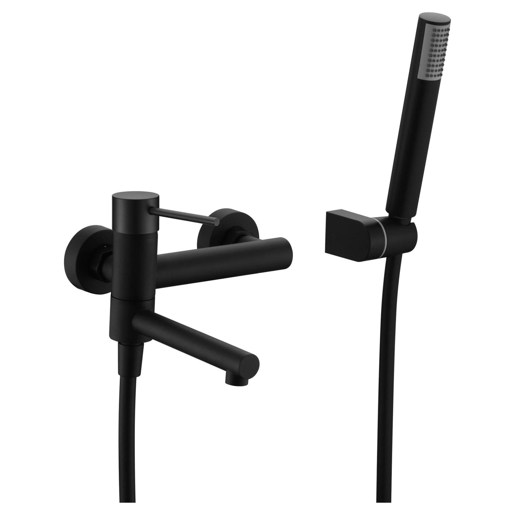 Imex - Grifo de baño/ducha Milos negro mate - BricoandPool