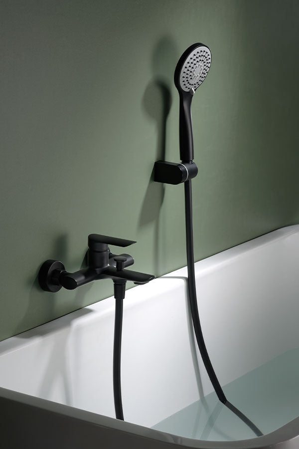 Imex - Grifo de baño/ducha Ural negro mate - BricoandPool