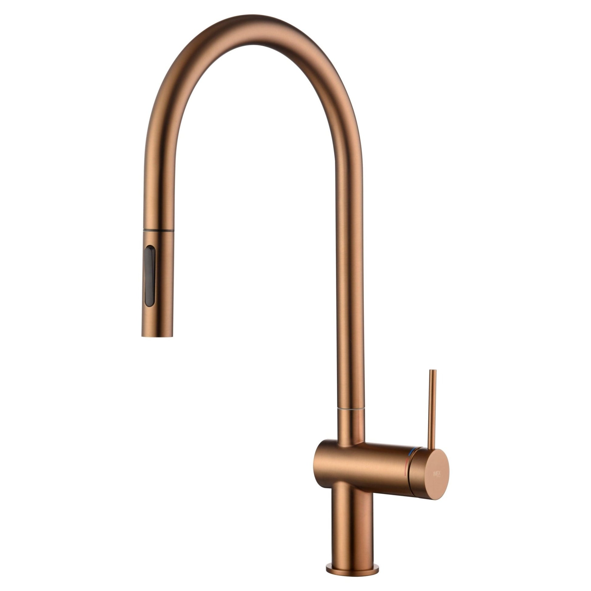 Imex - Grifo de cocina BERNA oro rosa cepillado - BricoandPool