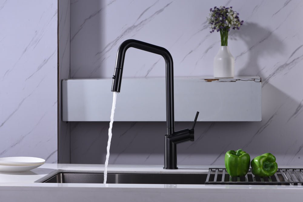 Imex - Grifo de cocina BONN black gun metal - BricoandPool