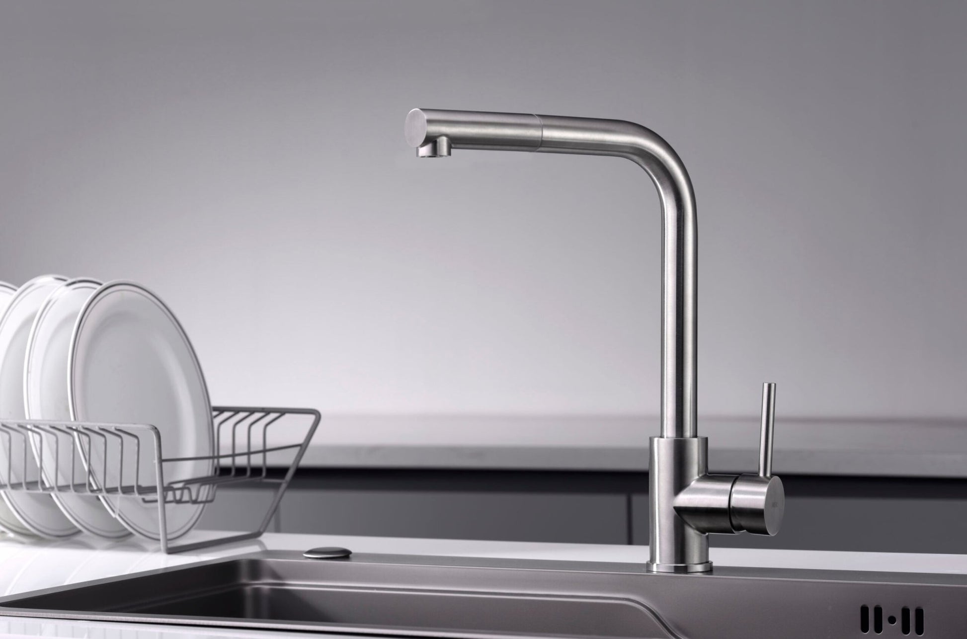 Imex - Grifo de cocina MALTA acero s.316 - BricoandPool