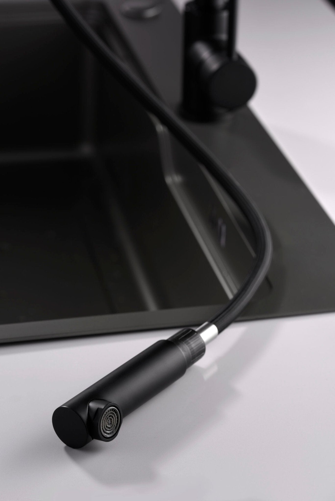 Imex - Grifo de cocina MALTA negro mate - BricoandPool