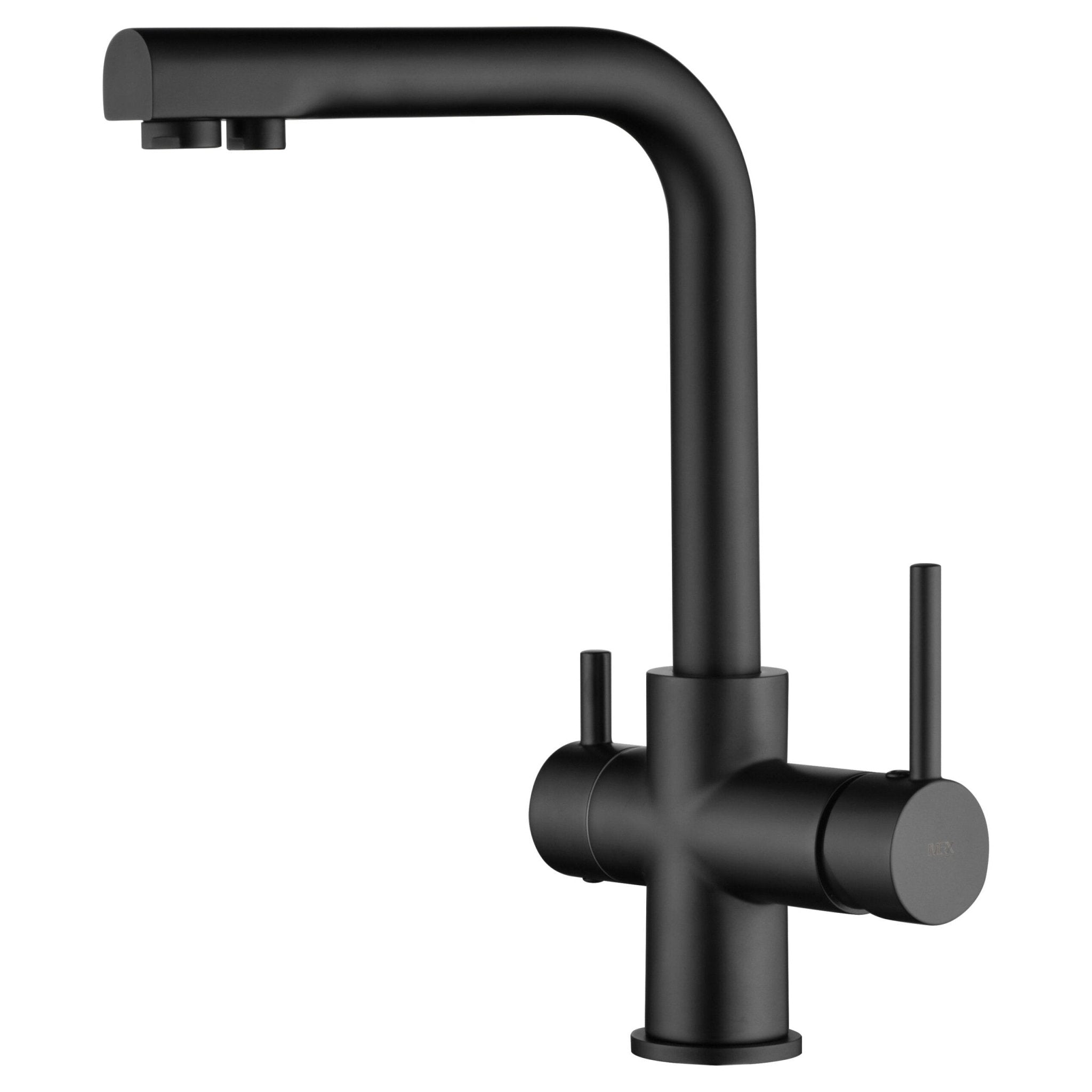 Imex - Grifo de cocina MARSELLA negro mate para osmosis - BricoandPool