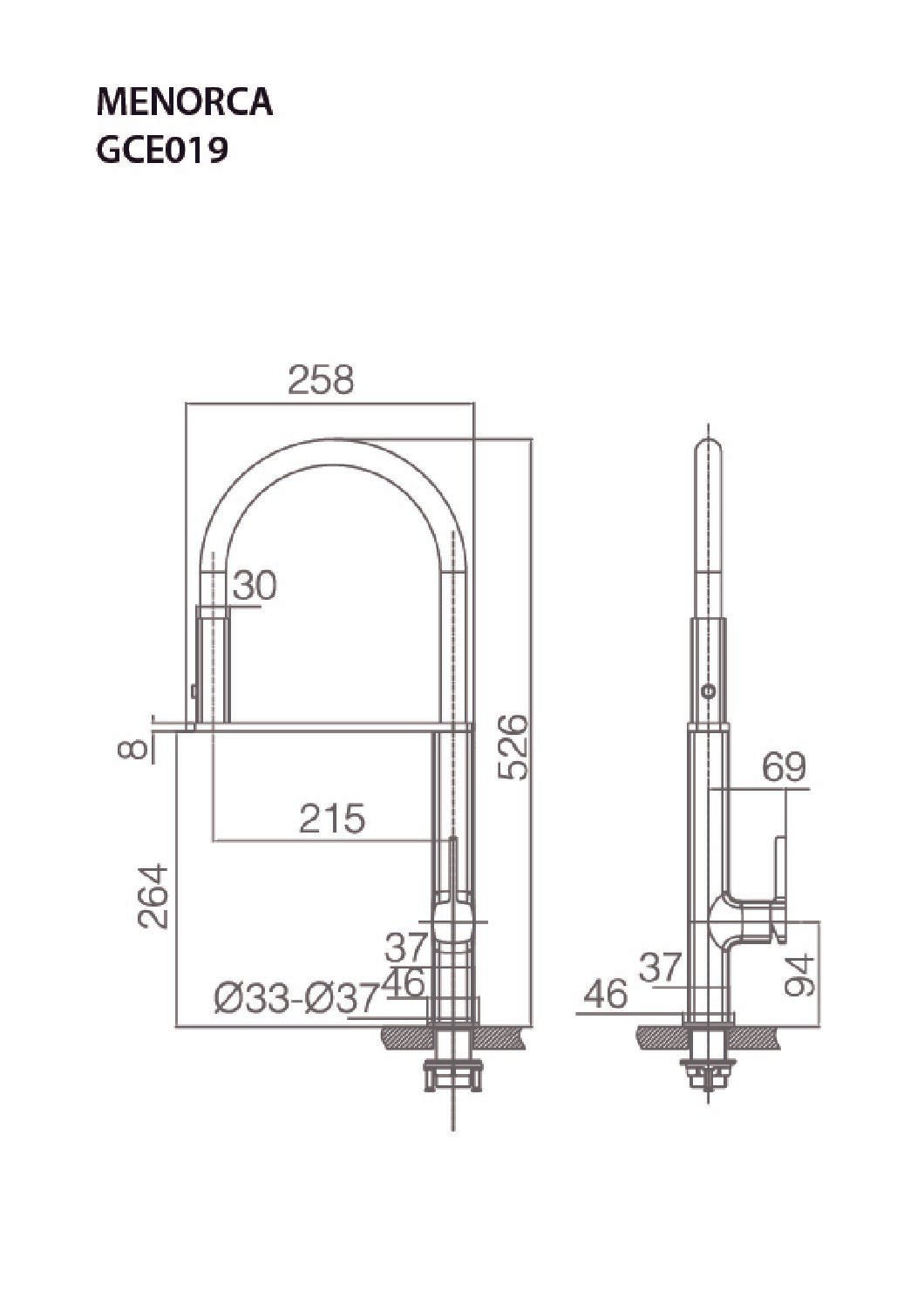 Imex - Grifo de cocina MENORCA - BricoandPool