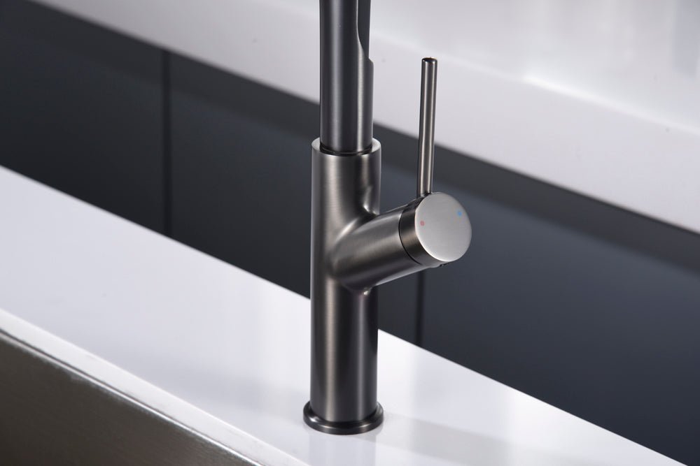 Imex - Grifo de cocina SENA black gun metal - BricoandPool