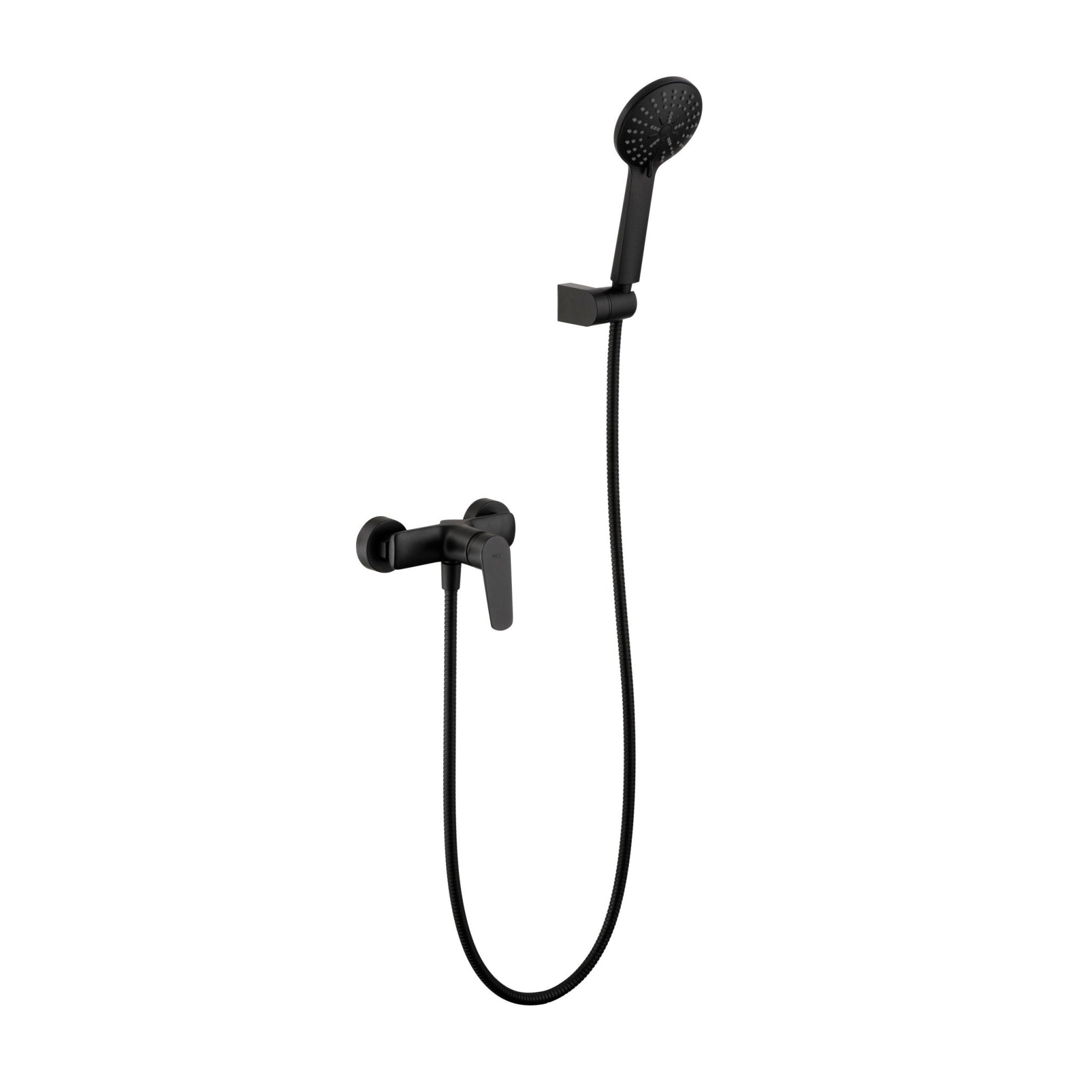 Imex - Grifo de ducha Belgica negro mate - BricoandPool