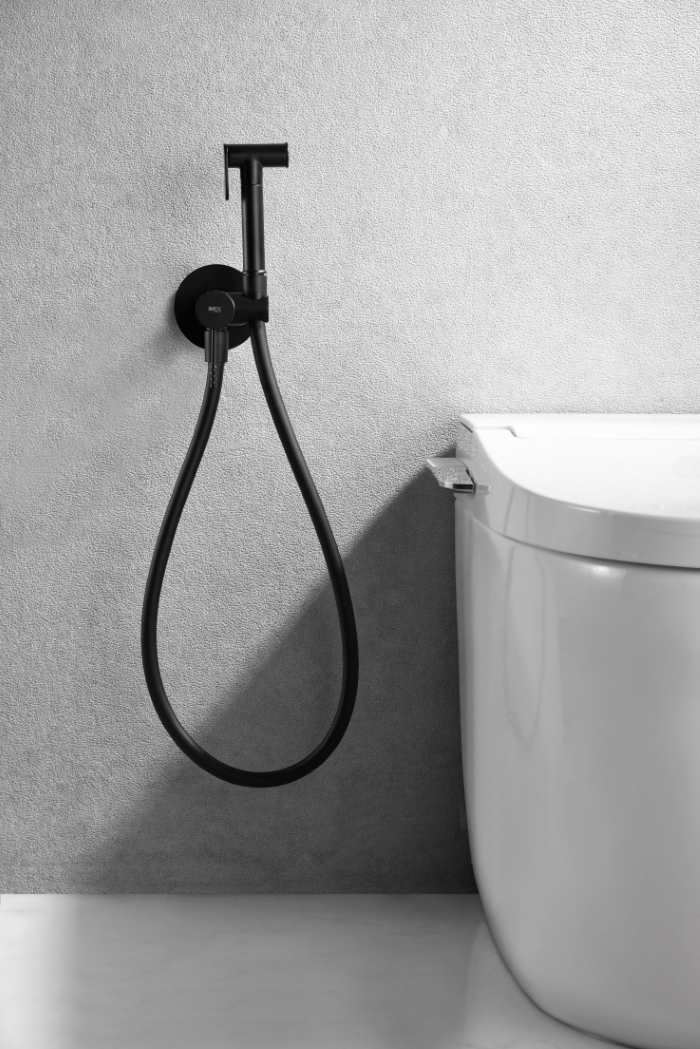 Imex - Grifo empotrado de bidé Génova negro mate - BricoandPool