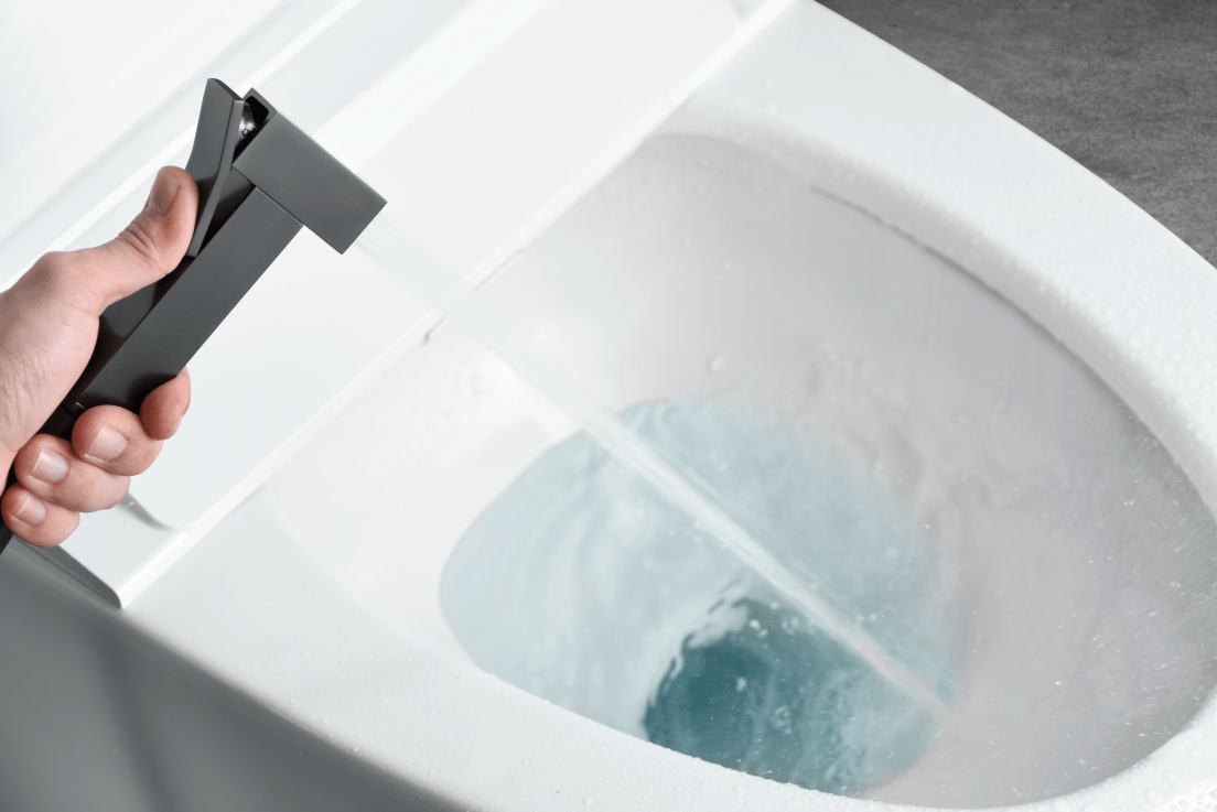 Imex - Grifo empotrado de bidé Irlanda black gun metal - BricoandPool