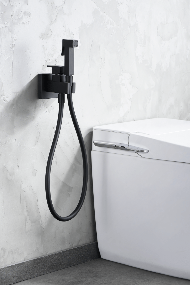 Imex - Grifo empotrado de bidé Irlanda negro mate - BricoandPool