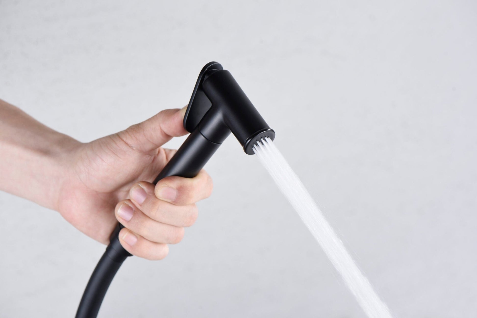 Imex - Grifo empotrado de bidé Line negro mate - BricoandPool