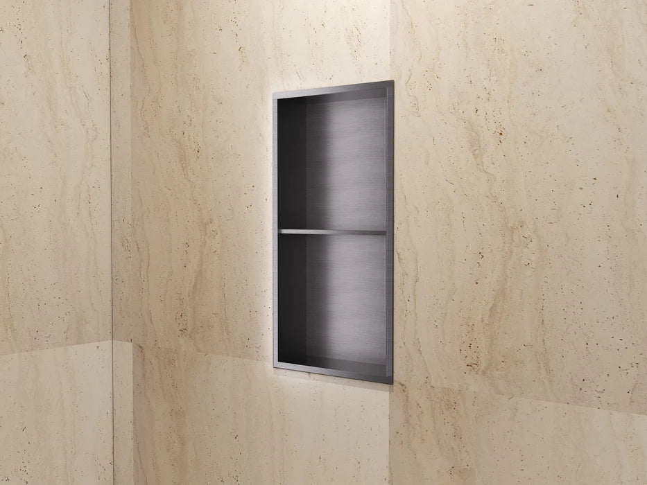 Imex - Hornacina Artic con estante black gun metal - BricoandPool