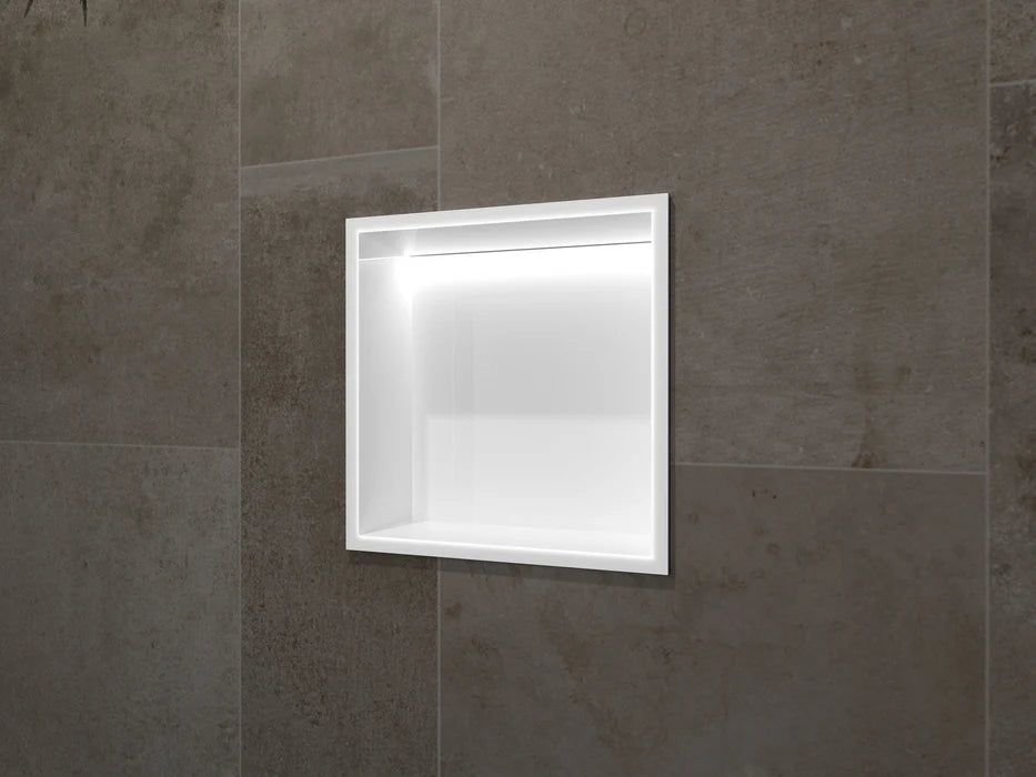 Imex - Hornacina Indíc con LED blanco mate - BricoandPool