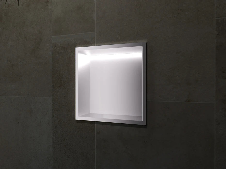 Imex Hornacina Indíc con LED  níquel cepillado - BricoandPool