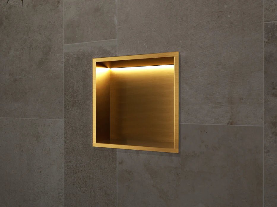 Imex - Hornacina Indíc con LED oro cepillado - BricoandPool