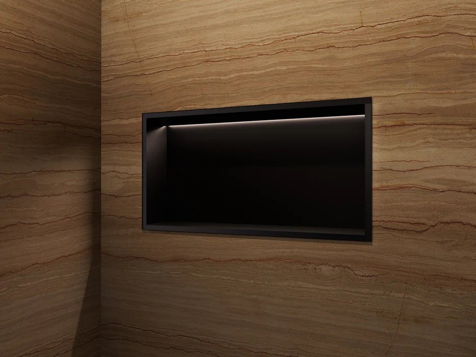 Imex - Hornacina Oceanic con LED negro mate - BricoandPool