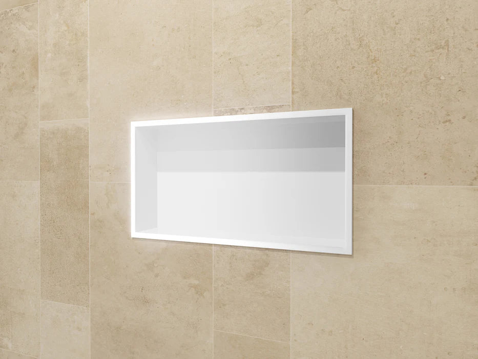 Imex - Hornacina rectangular Pacific blanco mate - BricoandPool