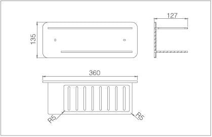 Imex - Jabonera frontal Bethari blanco mate - BricoandPool