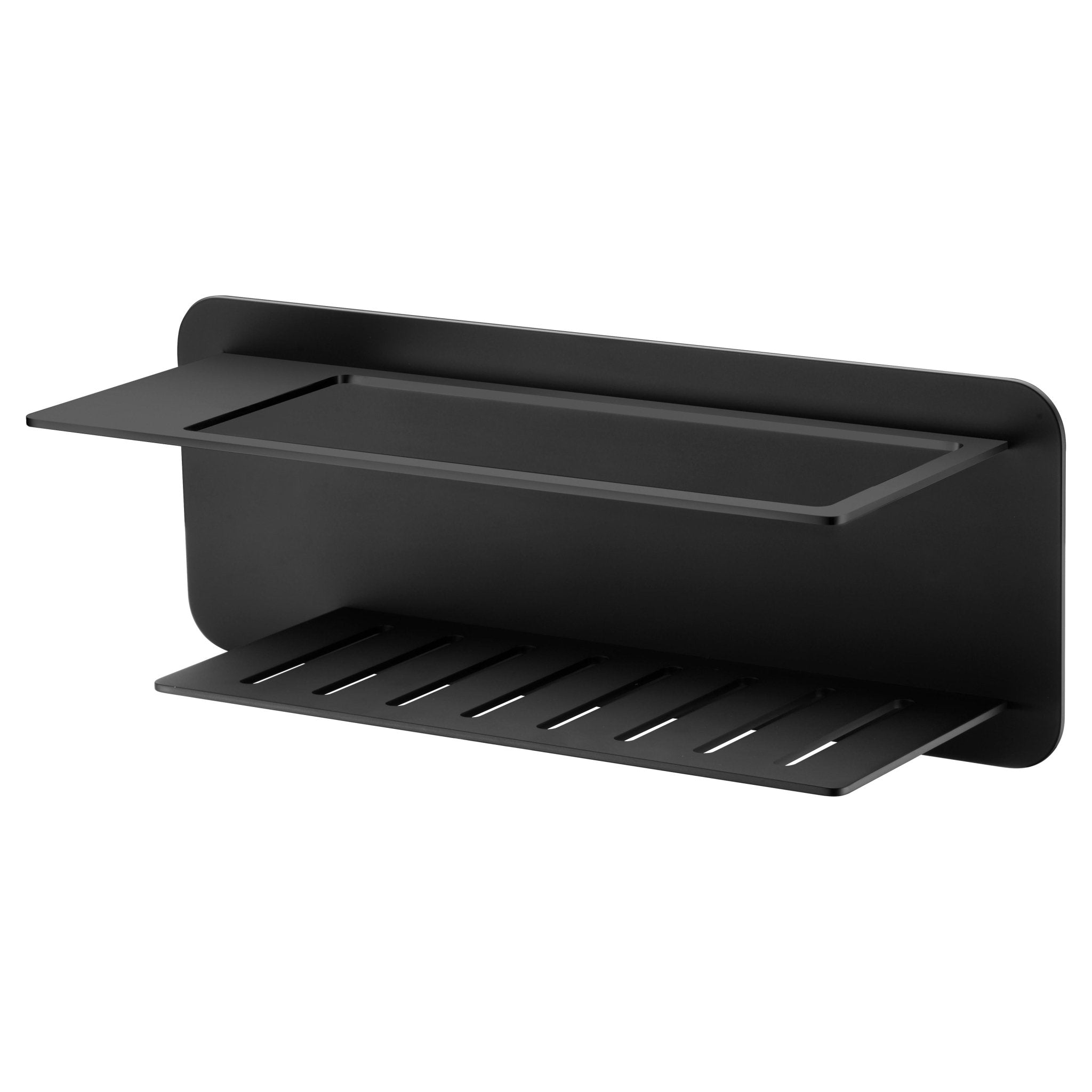 Imex - Jabonera frontal Bethari negro mate - BricoandPool