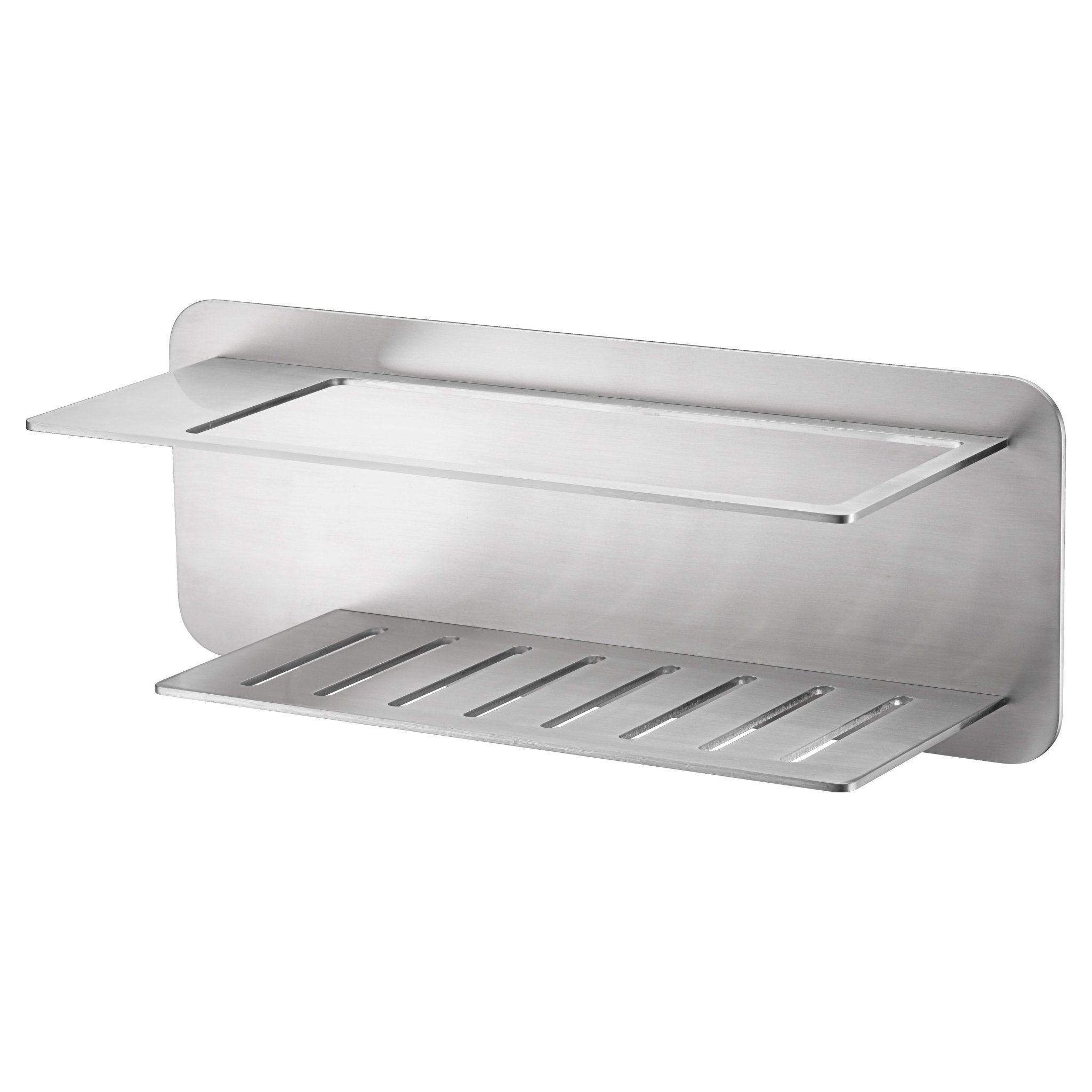 Imex - Jabonera frontal Bethari níquel cepillado - BricoandPool