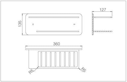 Imex - Jabonera frontal Iman blanco mate - BricoandPool