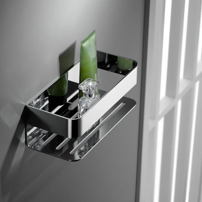 Imex - Jabonera frontal Mayura cromo - BricoandPool