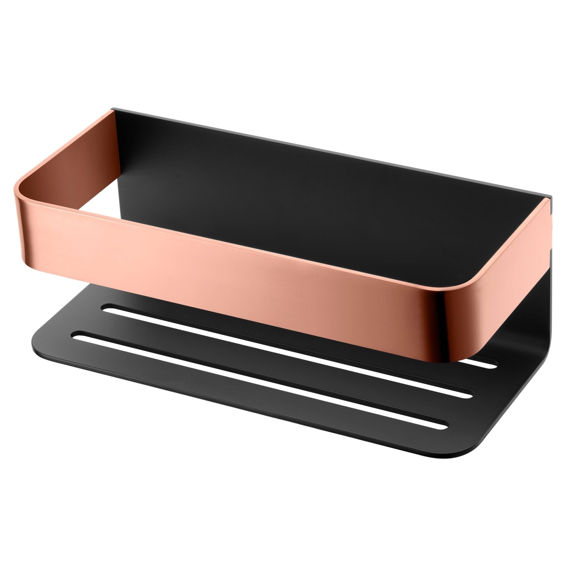 Imex - Jabonera frontal Mayura negro oro rosa - BricoandPool