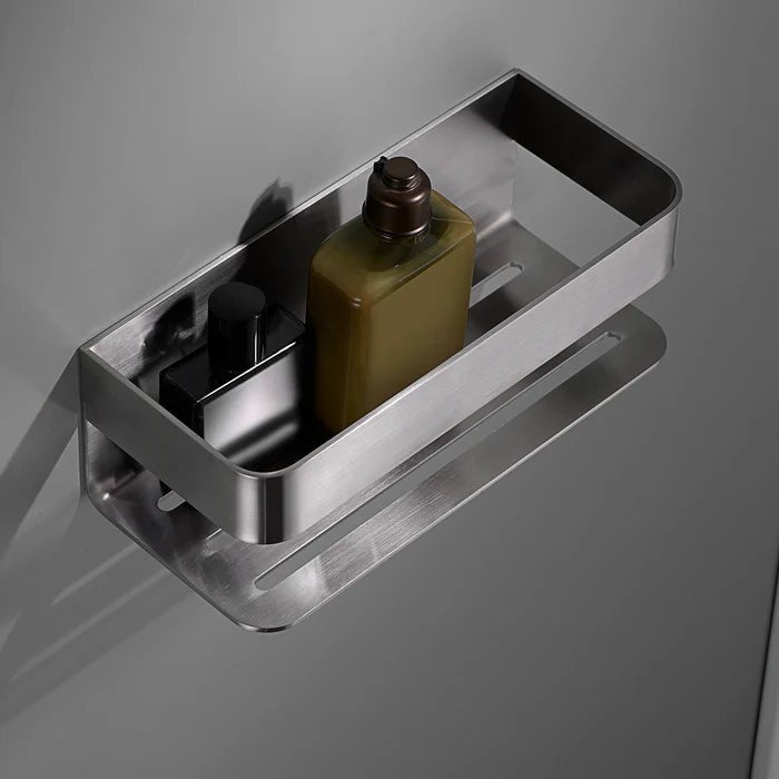 Imex - Jabonera frontal Mayura níquel cepillado - BricoandPool