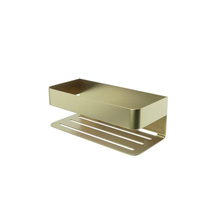 Imex - Jabonera frontal Mayura oro cepillado - BricoandPool