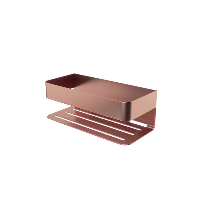 Imex - Jabonera frontal Mayura oro rosa cepillado - BricoandPool