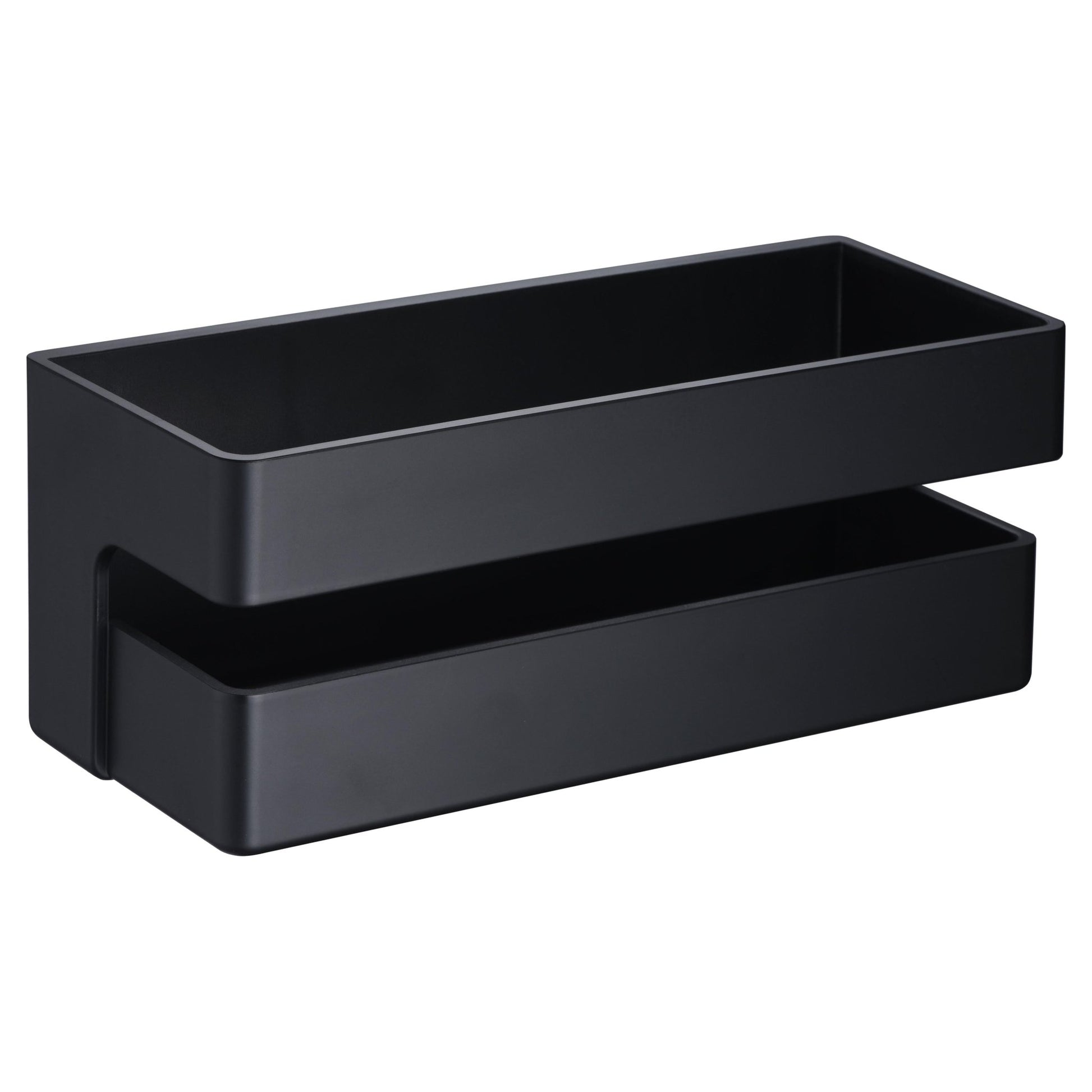 Imex - Jabonera frontal negro mate - BricoandPool
