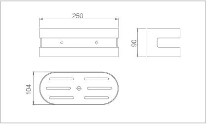 Imex - Jabonera frontal Nirmala - BricoandPool