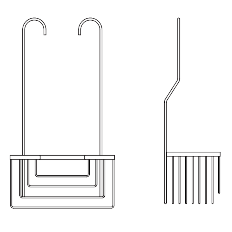 Imex - Jabonera para grifería black gun metal - BricoandPool