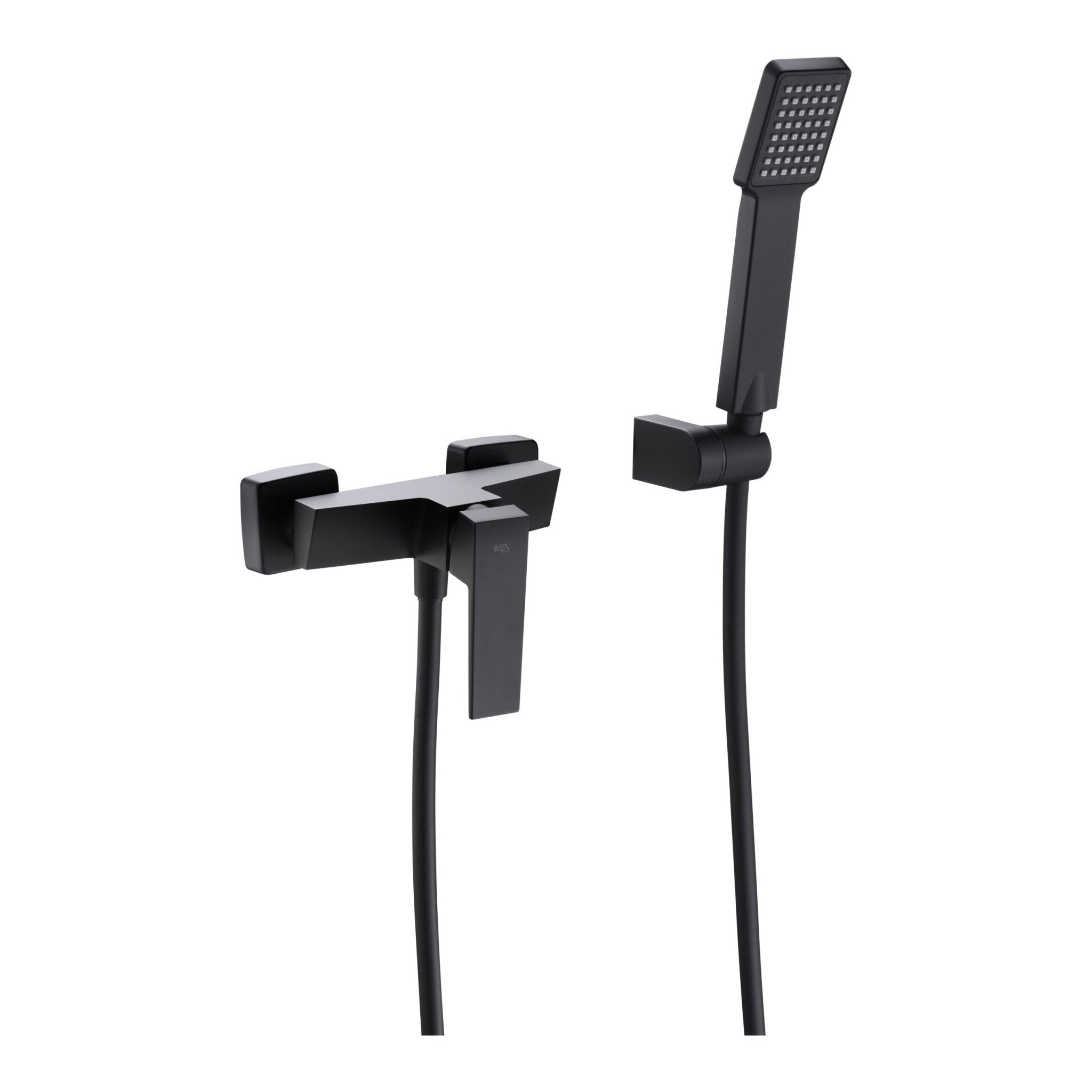 Imex - Kit ducha monomando Art negro mate - BricoandPool