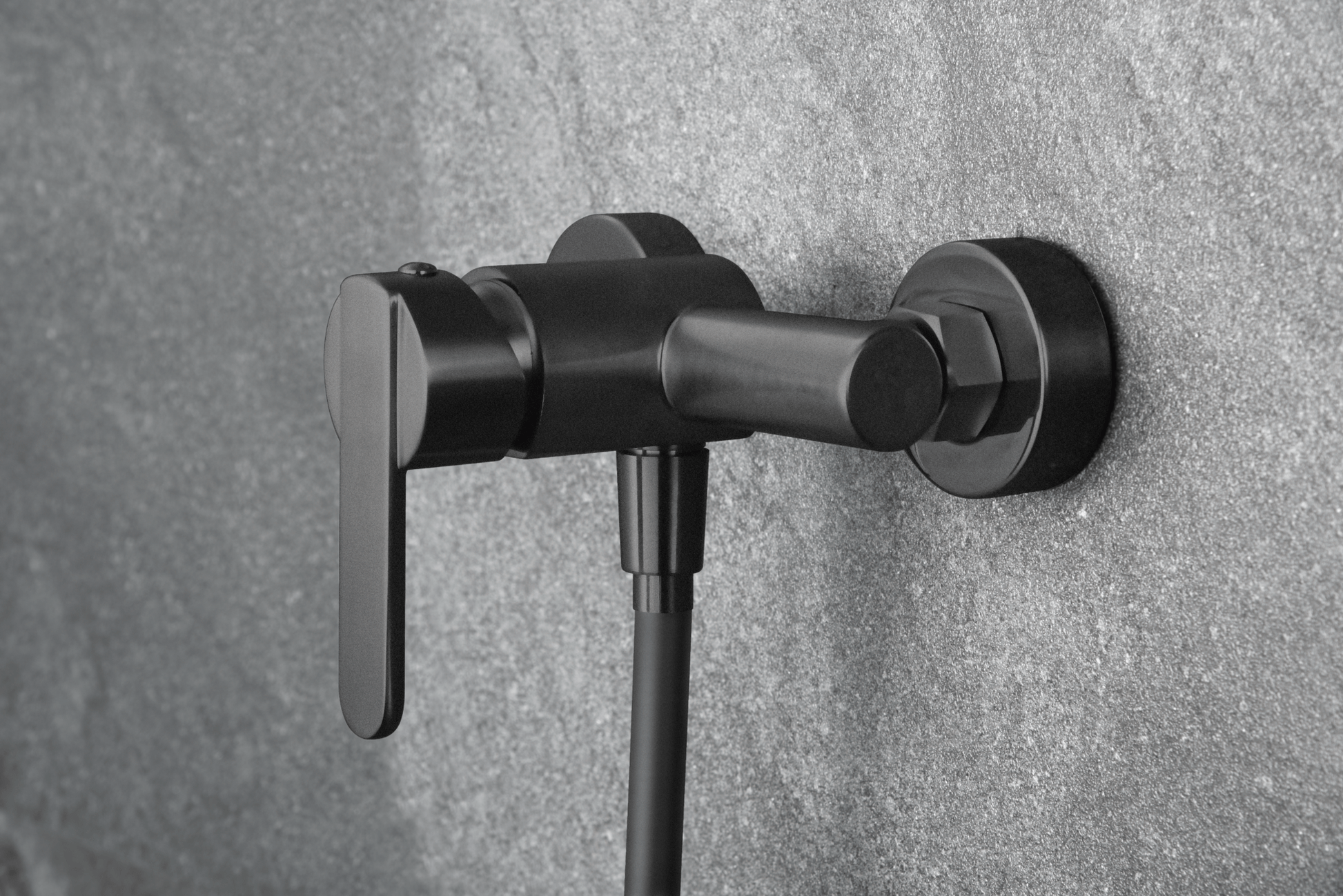 Imex - Kit ducha monomando Roma negro mate - BricoandPool