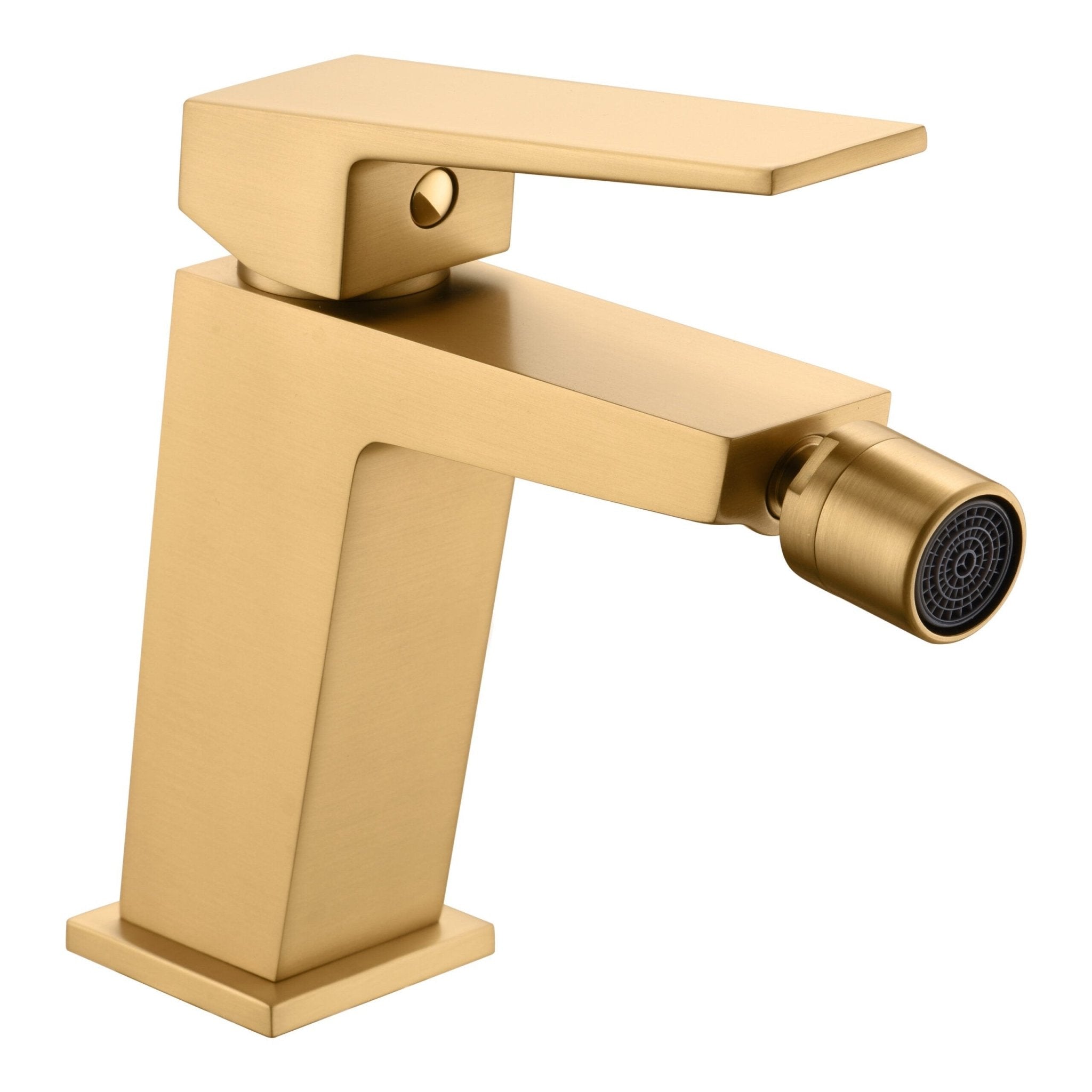 Imex - Monomando bidé Art oro cepillado - BricoandPool