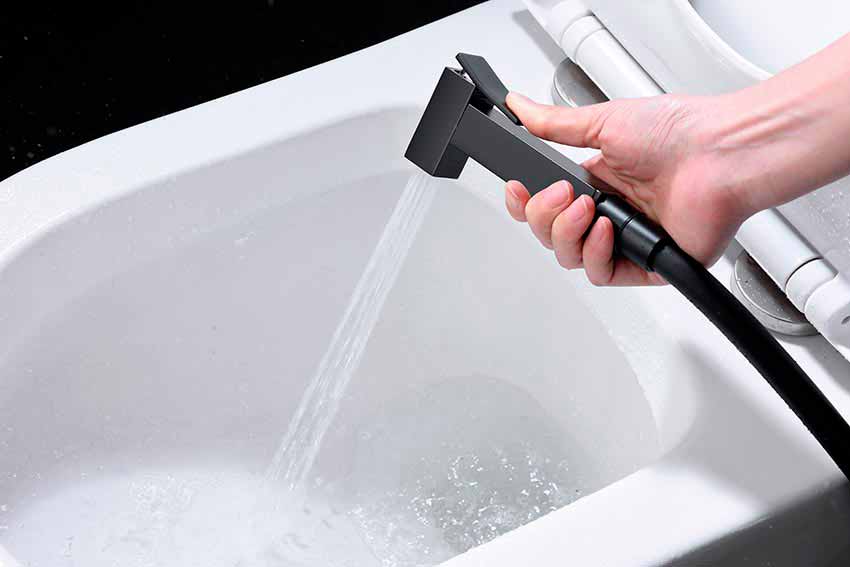 Imex - Monomando bidé empotrado Suecia negro mate - BricoandPool