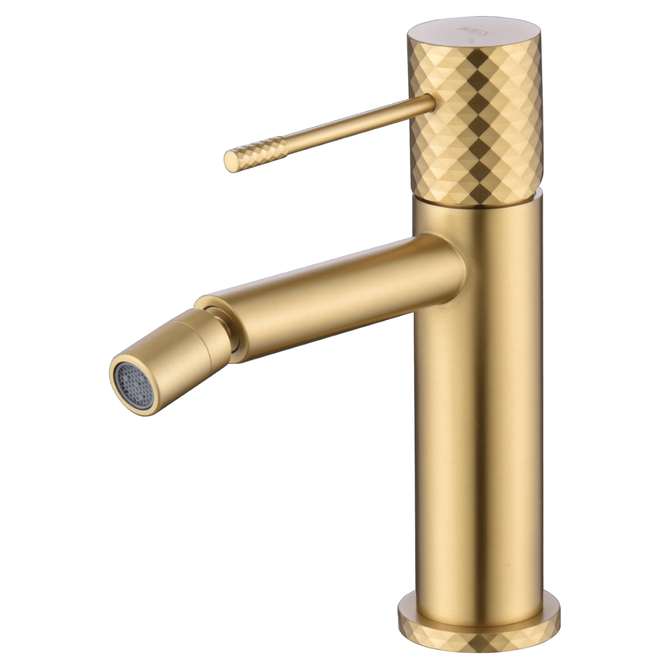 Imex - Monomando bidé Génova oro cepillado - BricoandPool