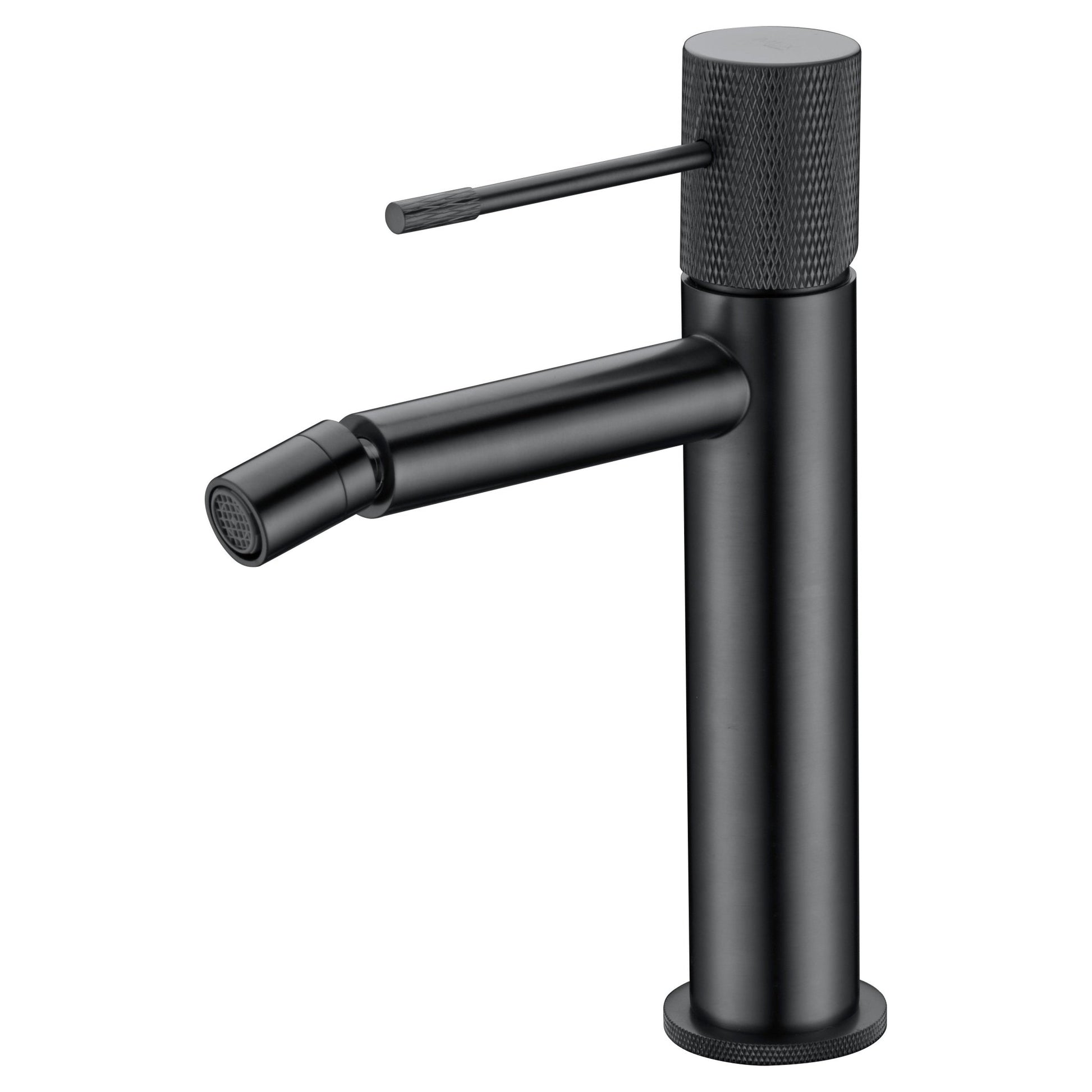 Imex - Monomando bidé Line black gum metal - BricoandPool