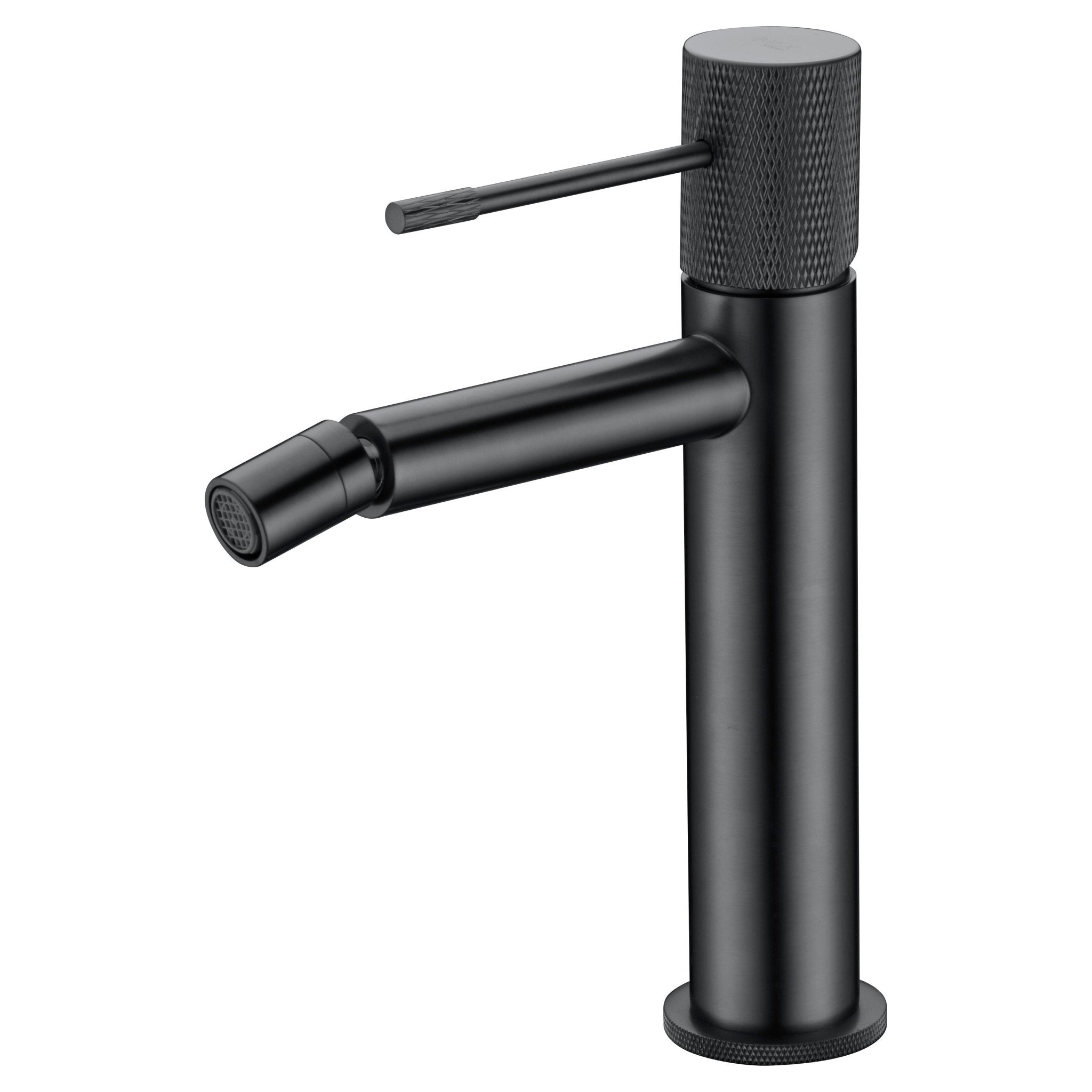 Imex - Monomando bidé Line black gum metal - BricoandPool