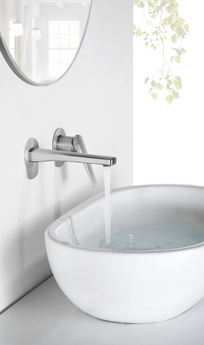 Imex - Monomando empotrado lavabo Delos (acero S.316) - BricoandPool