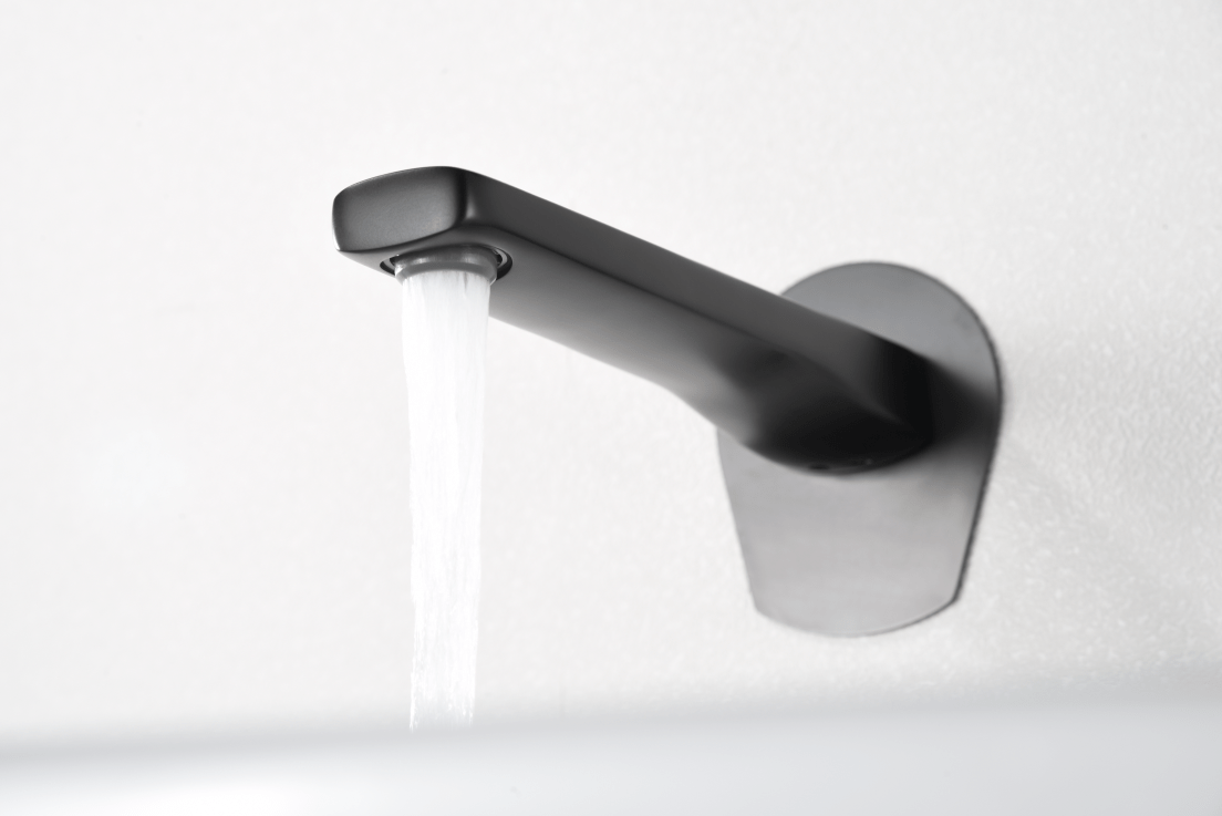 Imex - Monomando empotrado lavabo Delos negro mate - BricoandPool