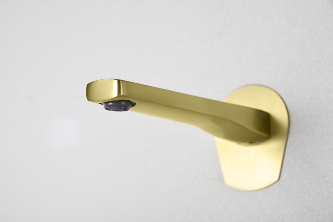 Imex - Monomando empotrado lavabo Delos oro cepillado - BricoandPool