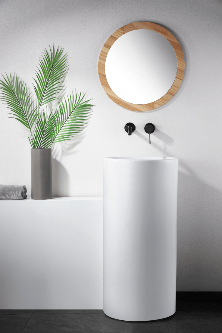 Imex - Monomando empotrado lavabo Génova black gun metal - BricoandPool