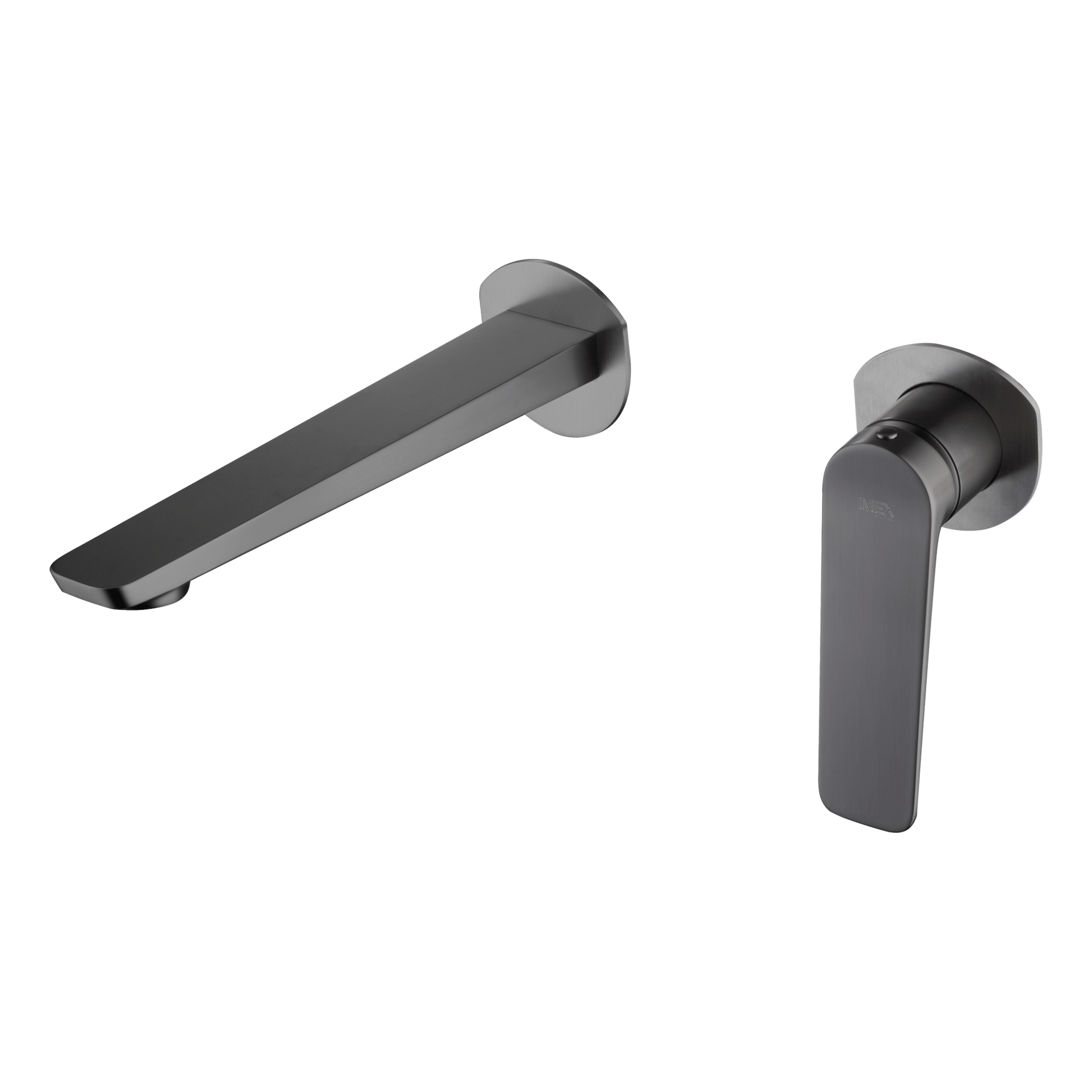 Imex - Monomando empotrado lavabo Nápoles black gun metal - BricoandPool