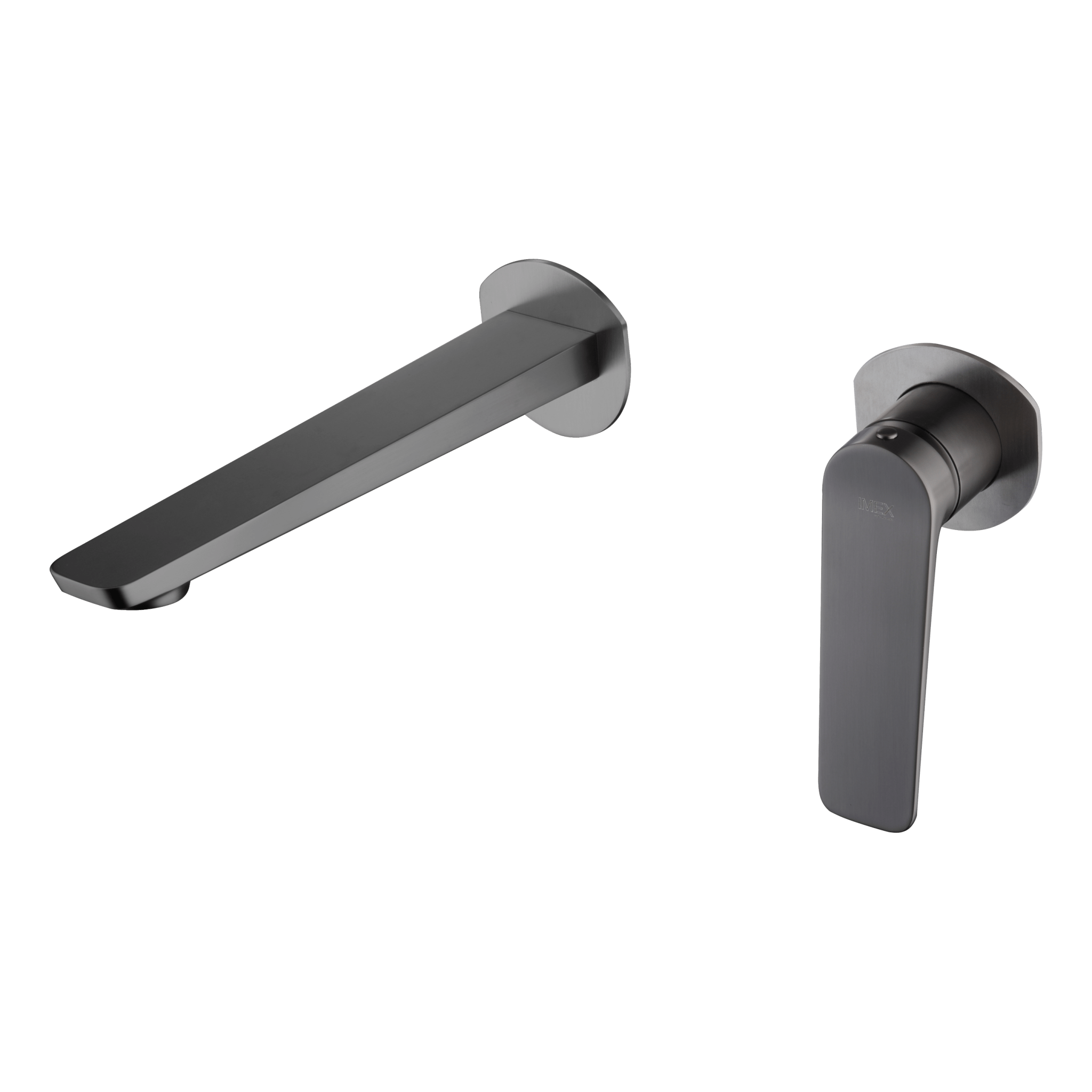 Imex - Monomando empotrado lavabo Nápoles black gun metal - BricoandPool