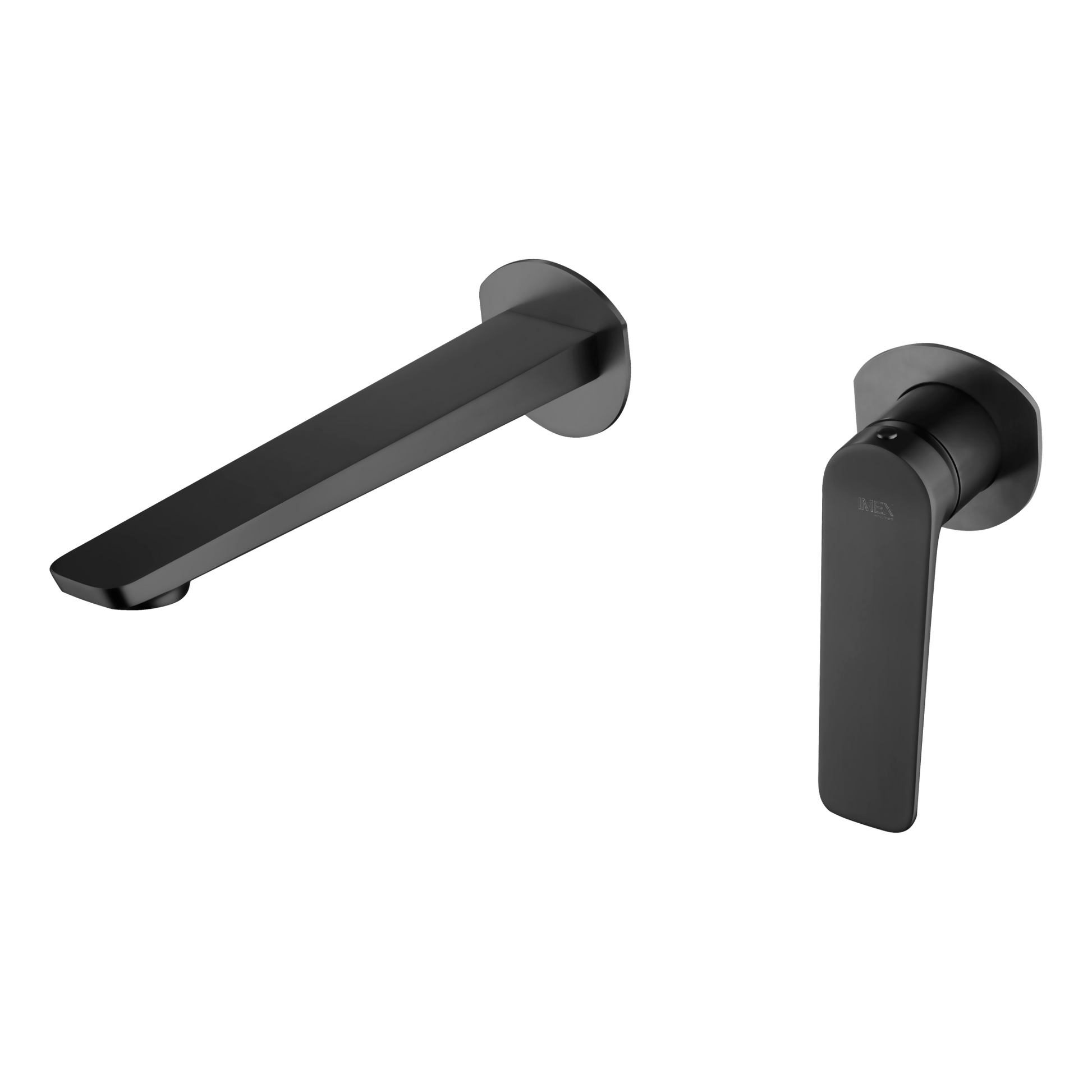 Imex - Monomando empotrado lavabo Nápoles negro mate - BricoandPool